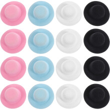 60Ud Mini Sombreros De Tela Para Muñecos Y Decoraciones Creativas