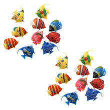 20 Floating Artificial Decoration Fish Decoration Decorative Aquarium Fish Tank Supplies