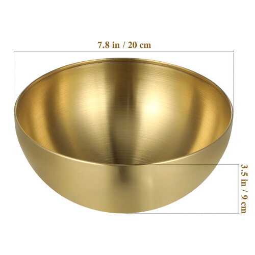 4Ud Bol Multifunción Dorado De Acero Inoxidable Para 1