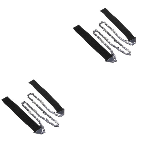 2Ud Cadena De Para Supervivencia Uso Manual Resistente 2
