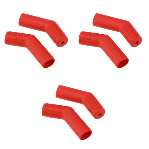 6Ud Cubierta De Goma Roja Para Botas Con Buen 2