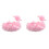 2Ud Conjunto Falda Tul Bebé Rosa Elástica Y 3