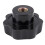 4 Pcs M10 Female Thread Nuts 50mm Plastic Star  Clamping Knob Grip 6