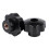4 Pcs M10 Female Thread Nuts 50mm Plastic Star  Clamping Knob Grip 2