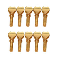 Gold Kupfer Klarinette Saxophon Sax Hals Festziehen Schrauben Sopran Alto Tenor Holzblasinstrument Teile Packung mit 10