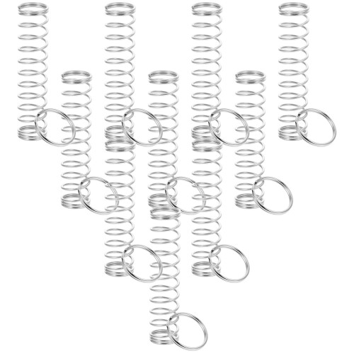 50Stk Federringe Aus Silber Glänzend 1