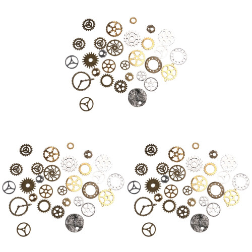 3Ud Accesorios Steampunk Metálicos Para Proyectos De 1