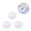 6Ud Base Cepillo De Cerámica Blanca Mini Para Y 9