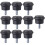 20Ud Pies Para Muebles Plásticos Negros Resistentes Y Ajustables 9