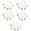 5Jgo Conjunto De Anillos Y Pulsera Niña Multicolor 9