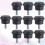 20Ud Pies Para Muebles Plásticos Negros Resistentes Y Ajustables 11