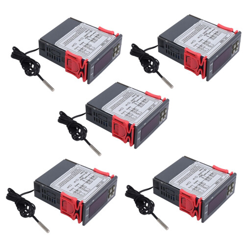 5X 220V/STC-/1000 Digital Temperature Controller Thermostat with NTC