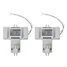 2X Weiße Kunststoffschale 4 Pin 2D Röhrenlampe Leuchtstoff Vorschaltgerät AC 220V 0.19A 38W