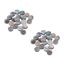Green Paua Abalone Inlay Dots 6mm Guitar Ukulele Banjo Maker (Pack of 40)