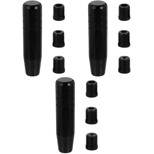 3Ud Pomo Para De De En Aluminio Negro Duradero 2