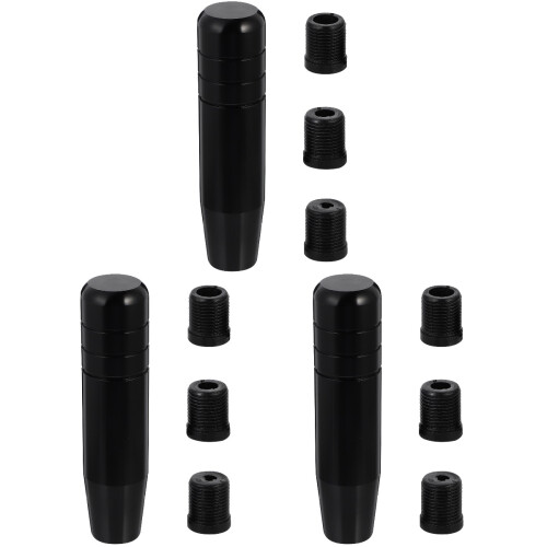 3Ud Pomo Para De De En Aluminio Negro Duradero 1