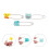 20Ud Baby Buckle Resistente Multicolor Con Para Bebés 9