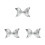 3Ud Decorativas Con Brillante Para Y Bebés 6
