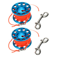 2Ud Spool Aluminio Azul Para Profesional Y Exploración Marina