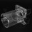 2X Woodworking Trimmer Accessories Hard Plastic Base Shield with 2 Knobs for  3703 Electric Trimming Machine Saw 5