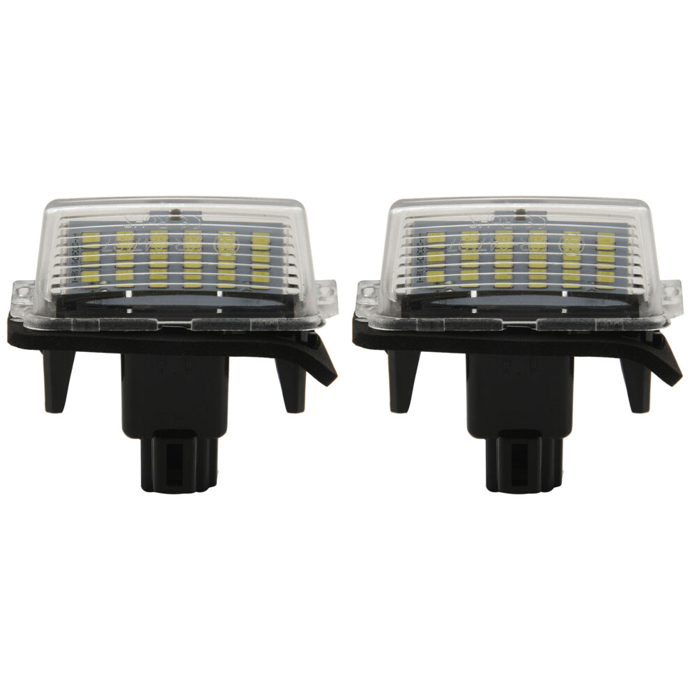 4Pcs Car Led License Plate Parking External License Plate For Camry Light 6032905312500