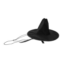 2Ud Sombrero Tradicional Hanfu Negro Para Uso Escénico
