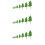 21Ud Árboles Mini Verde Para Escenarios Y DIY 8