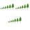 21Ud Árboles Mini Verde Para Escenarios Y DIY 3