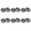 12 Pcs Blindage Unique 608Z Miniature Roulements Rigides A Billes 1