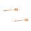 2Ud Cepillos Para Ducha Y Masaje Corporal Beige Con Mango Largo 8