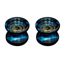 2 Peças Liga de Yoyo Borboleta Profissional Yoyo 10 com Rolamento de Esferas Yoyo para Jogador Avançado com 20 Cordas