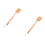 2Ud Cepillos Para Ducha Y Masaje Corporal Beige Con Mango Largo 3