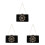 3Ud Clutch De Negro Durable Con Gran Espacio Y 5