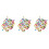 300Ud Ojos Para De Cristal DIY Coloridos Material Resistente 4