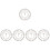 1000Ud Pushpins Transparentes Para Decoración Y , Uso 7