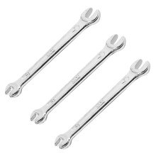 3X Silberton 5.5mm x 7mm U Form Doppelgabelschluessel Schraubenschluessel Werkzeug