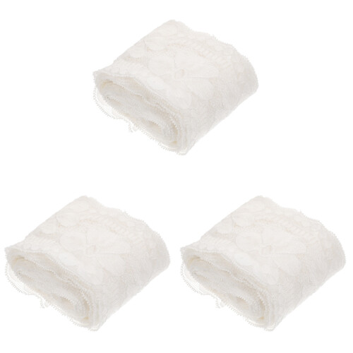 3Ud De Encaje Blanca Para Adornos DIY Accesorios De 1