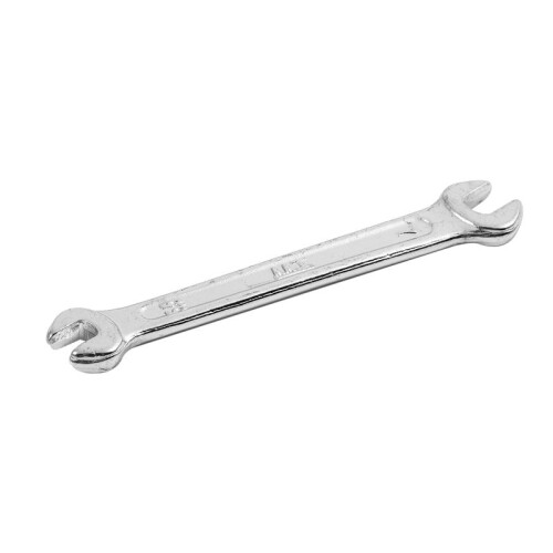 3X Silver Tone 5.5mm x 7mm U Shape Double Open-Ended Wrench Tool 1