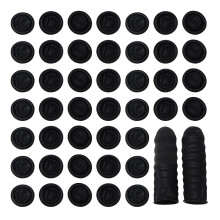 3000Ud Cubiertas De Dedos Látex Negras Protección Antiestática