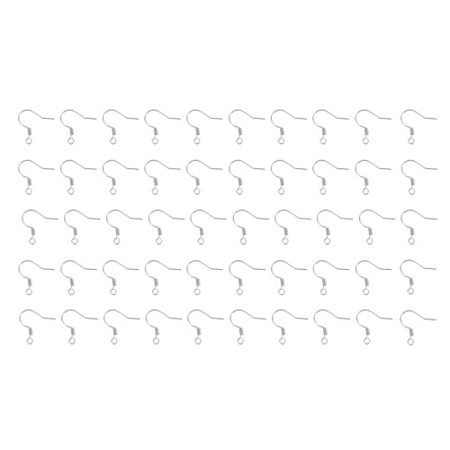 100Ud Para Aretes De Plata Moda Y Uso Fácil 1
