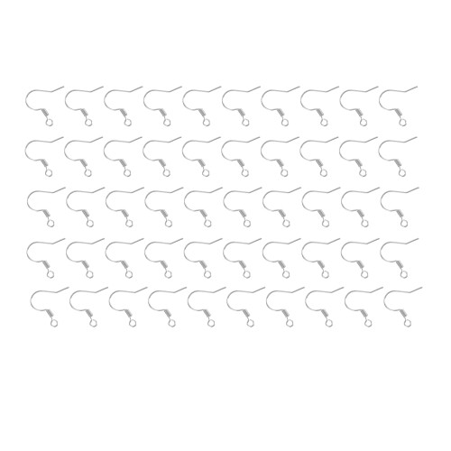 100Ud Para Aretes De Plata Moda Y Uso Fácil 2