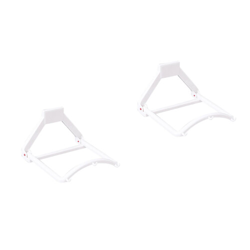 2Ud Soporte Plegable Para Lavabo Con Y Sin Taladro 2