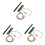 3X DMX512 2.4G LED Wireless Light Module LEDs PCB Transmitter Receiver with Controller Antenna 1