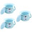 3Ud Orinal De Plástico Azul Para Niños, Con Y 8