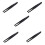 5X Manual Tool Black Plastic Flat Tip Anti-Static Tweezers 2