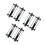 6Ud Base Metálica Ajustable Para Batería Compatible Universal 10