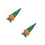 2Ud Tomte Plush Verde Para Decorar Fiesta San 3