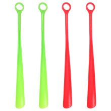 12Ud Calzador Largo De Plástico Ergonomico Colores Surtidos Durable
