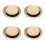 4Ud Mini Beige Para Muñecas Accesorios Y Decoración 6