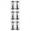 6Ud Base Metálica Ajustable Para Batería Compatible Universal 4